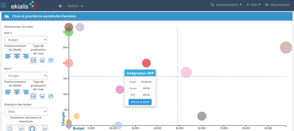 screenshot of EKIALIS Pilot